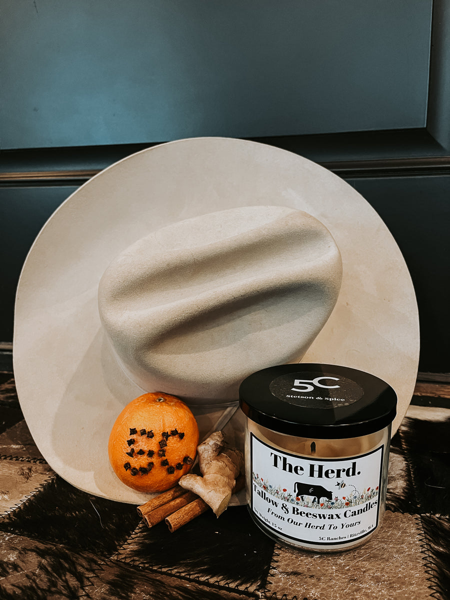 Beeswax & Tallow Candle The Herd