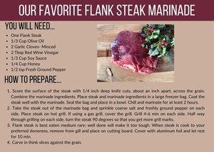 Our Favorite Flank Steak Marinade